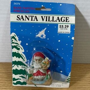 1992 Fabri-Centers of America Christmas Mrs Claus Santa Village Accessory #26376